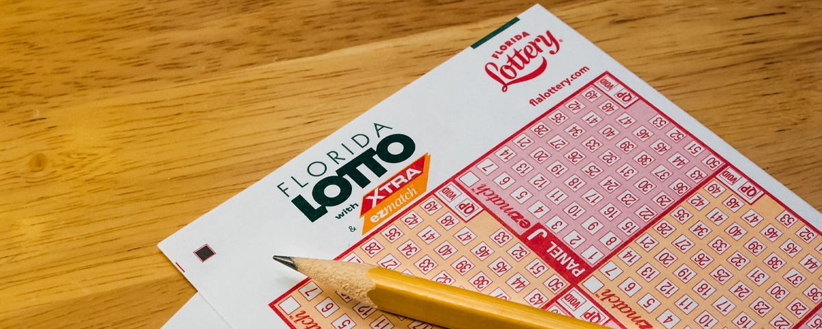 A Florida Lotto playslip.