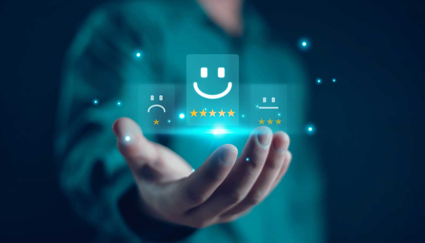 Minimalistic image depicting player satisfaction