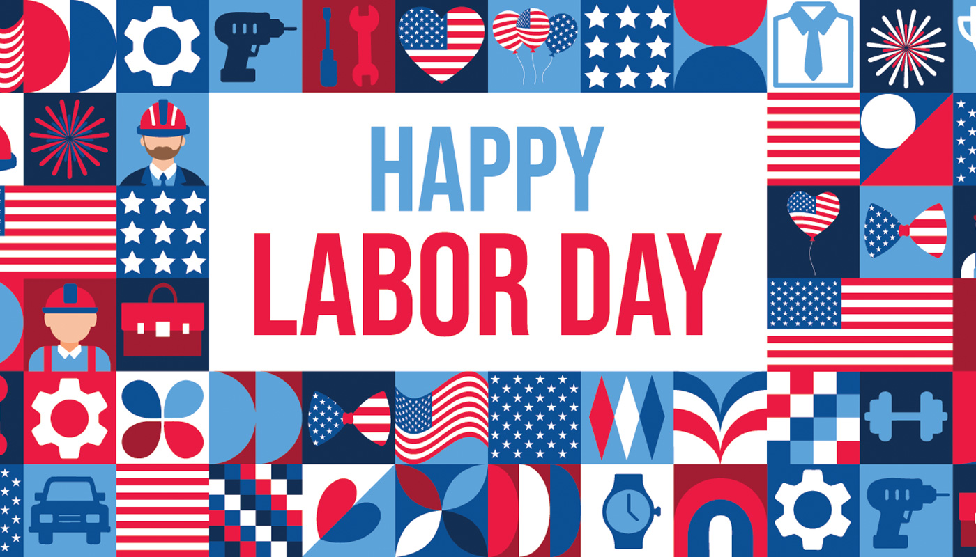 A graphic for Labor Day.