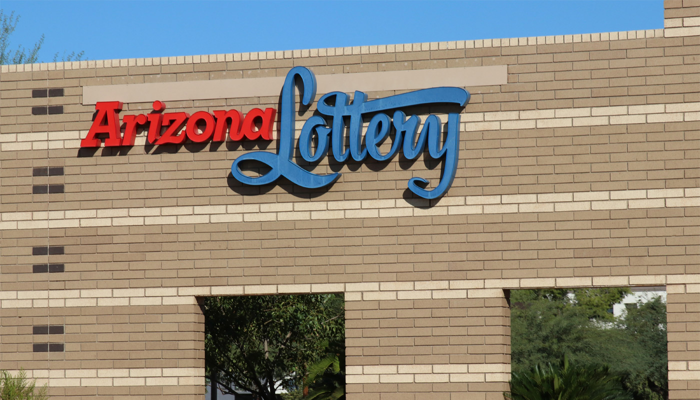 The Arizona Lottery Commission building in Phoenix, Arizona.