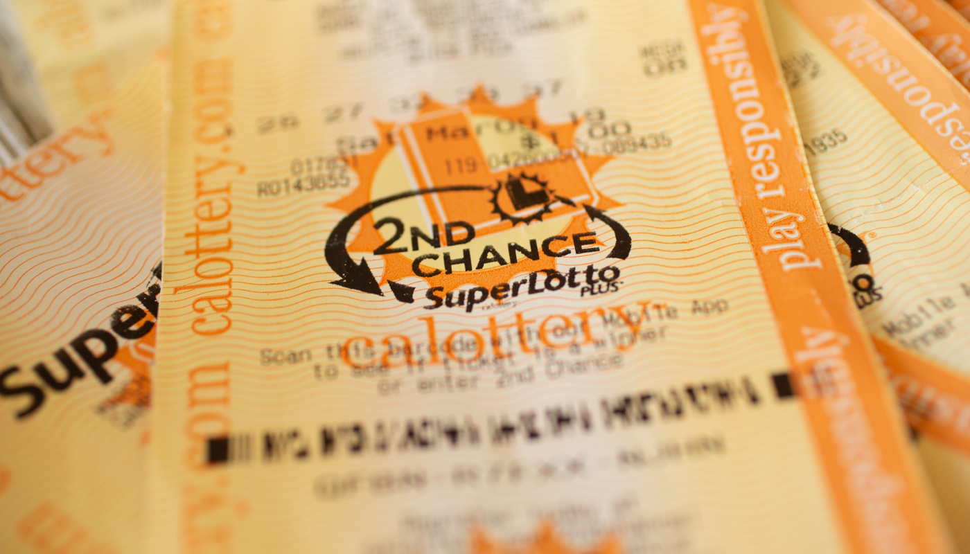 A California SuperLotto ticket.