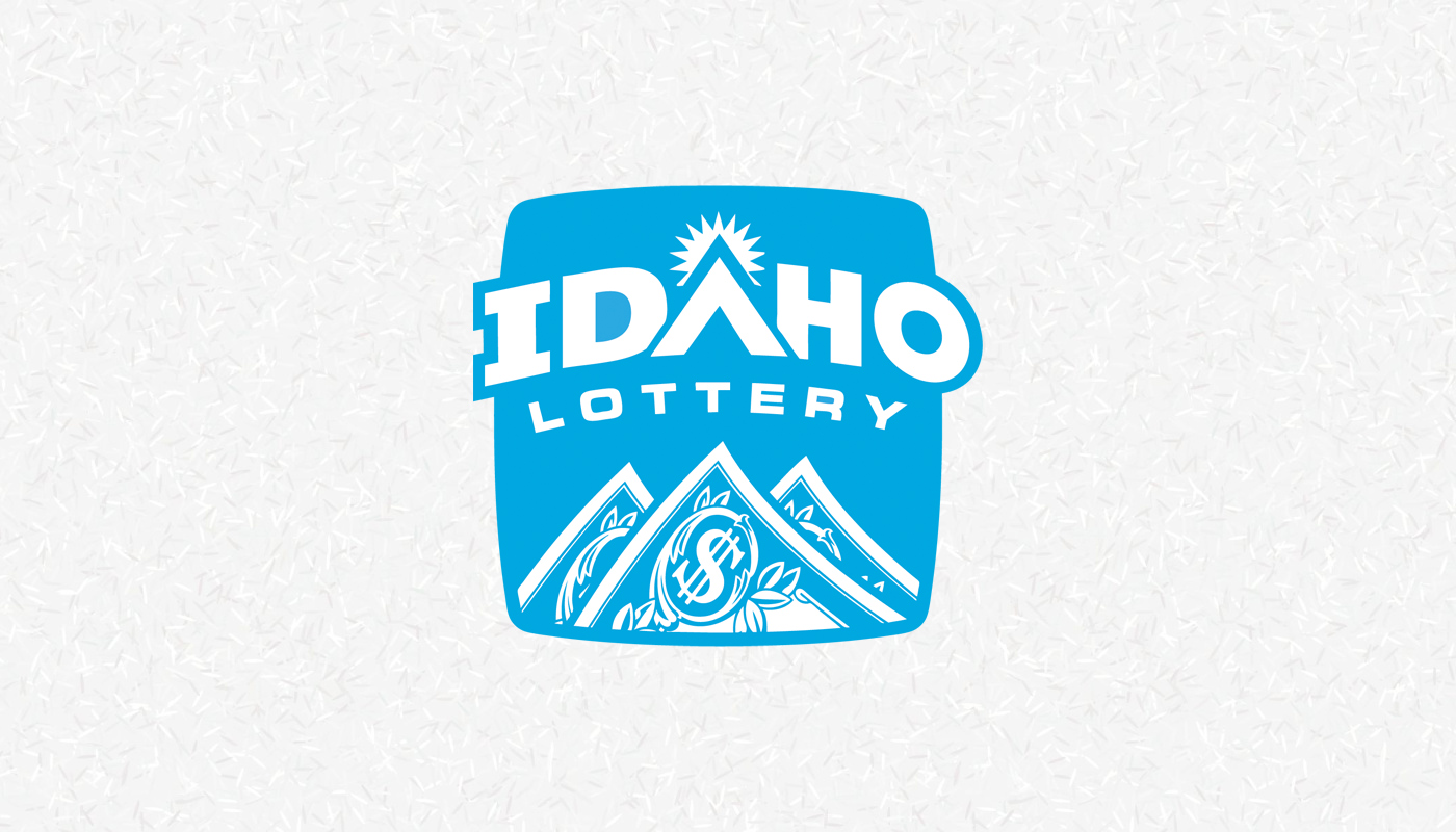 The Idaho Lottery logo over a white background.